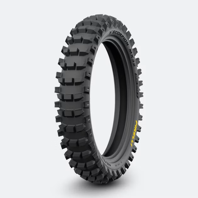 Pirelli Scorpion NEW MX32 Mid Soft bakdäck 19 tum för motocross